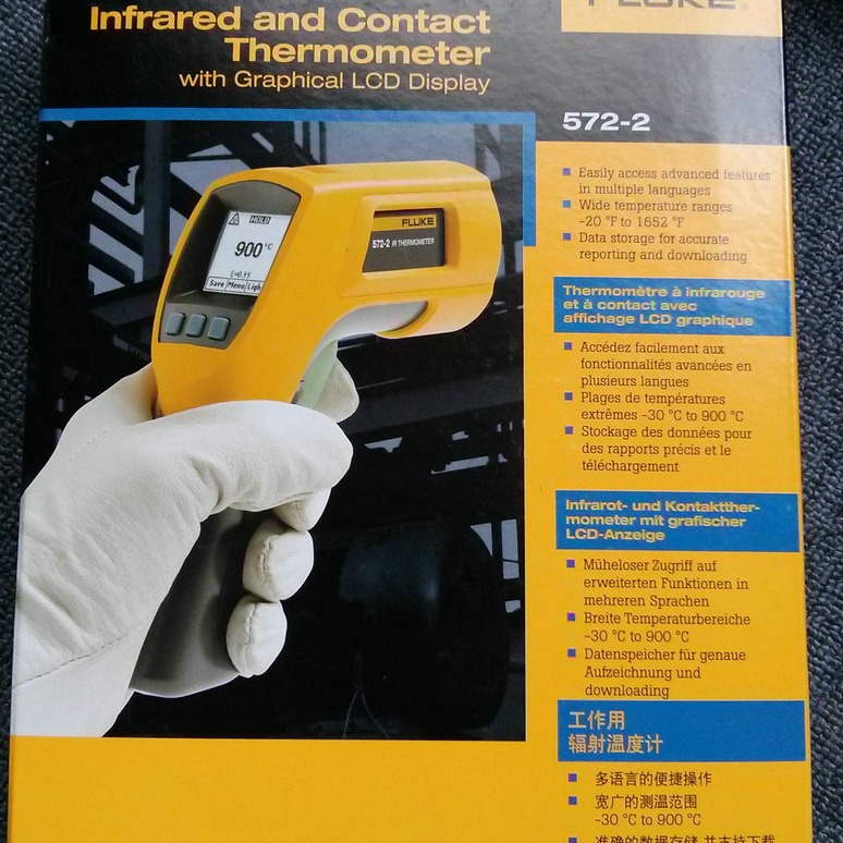 福禄克Fluke 572-2红外测温仪F572-2红外线测温仪现货正品原装