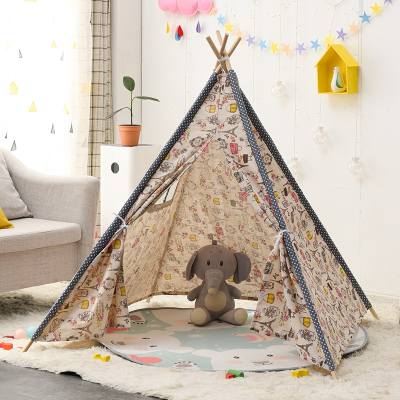 Tienda india para niños, casa de juegos interior para niños y niñas, pícnic al aire libre, salida, casa pequeña, sombrilla, tienda pequeña