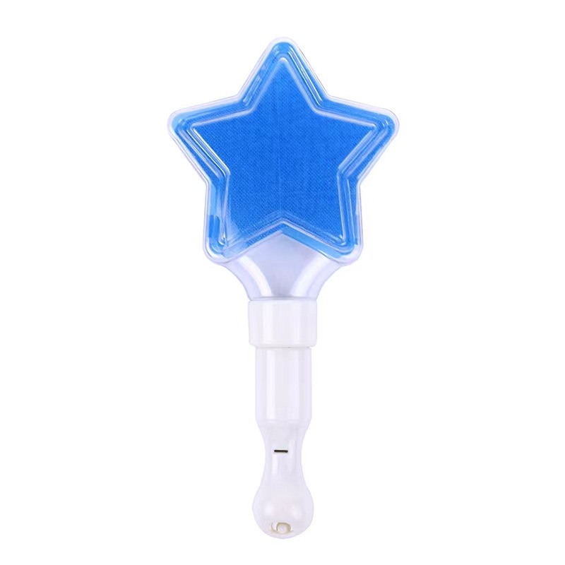 Concierto de palos fluorescentes estrella pentagonal brillante azul brillante bandero de cabeza flash stick props de la fiesta