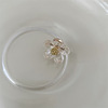 Cute small bangs from pearl flower-shaped, fresh hair accessory, Korean style, flowered