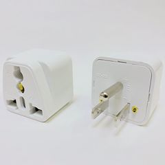 純銅美式轉換插頭旅行轉換器美規插座兩扁一圓轉換頭美標轉接頭