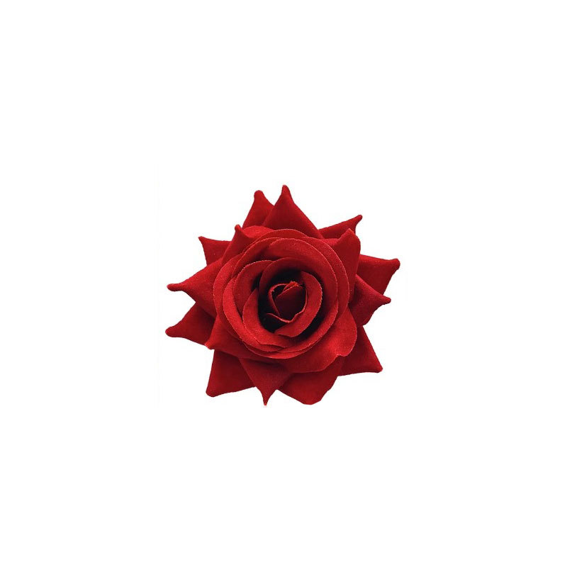 Rose oreja clip para el cabello para mujeres 2025 nuevo clip de boca de pato de alta gama flores vacaciones en la playa de la ventana toque de cabeza