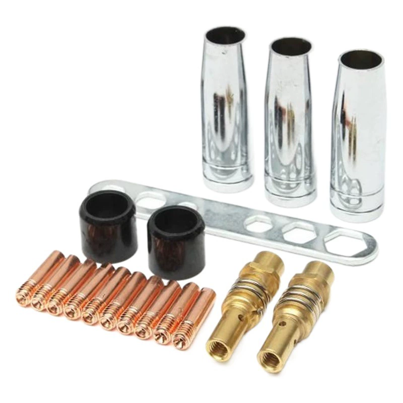 19 шт. Сварочная горелка MB15AK150MIG Комплект аксессуаров Изоляционный чехол запасной комплект защитная головка распылителя пружинный работник