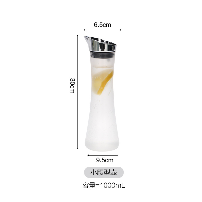 Acrílico hervidor de agua fría restaurante bar casero matado jar de plástico PC jar de jugo jar de bebida resistente a altas temperaturas comerciales