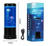 The new medium simulation cylindrical LED jellyfish USB plug -in color -changing jellyfish atmosphere lights cross -border night light