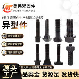 异形螺栓冷镦异型螺丝 数控特殊异型件 热打特大螺  非标异形螺丝