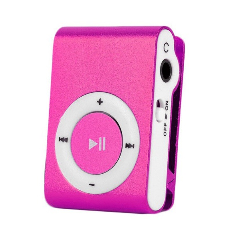 鉄クリップTFカードmp3プレーヤー金属ミニmp3大学生学習ウォークマンプレゼント携帯mp3|undefined