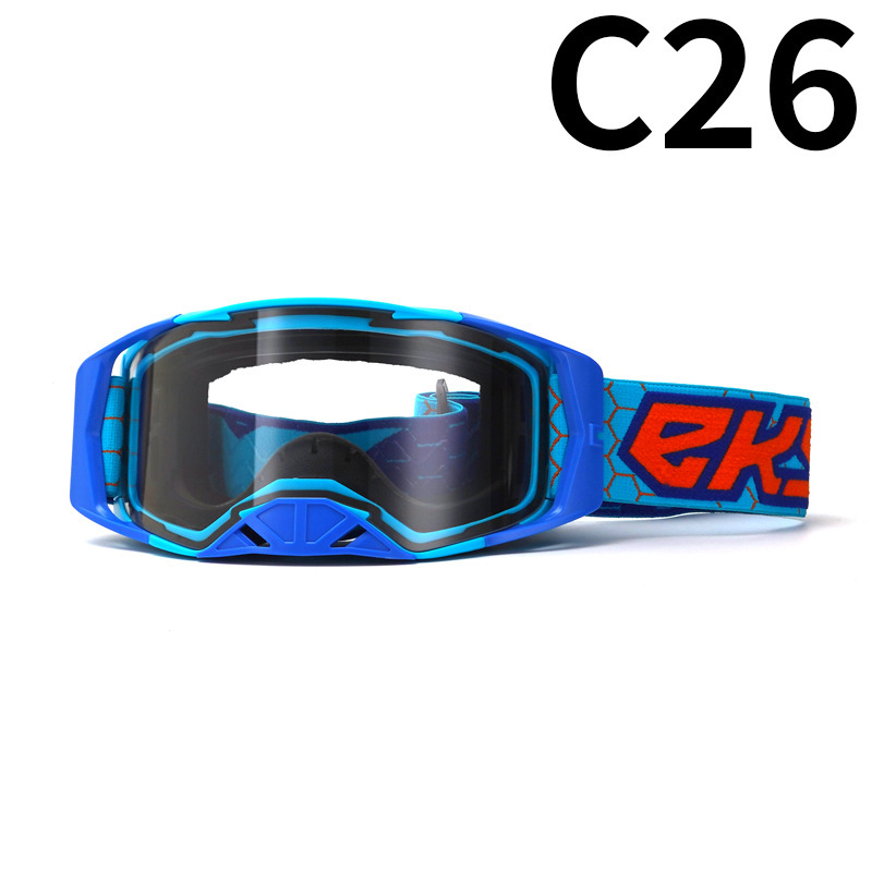 C26 파란색 프레임 투명 필름