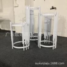 不锈钢圆多管花架婚庆路酒店家具引出口贸易