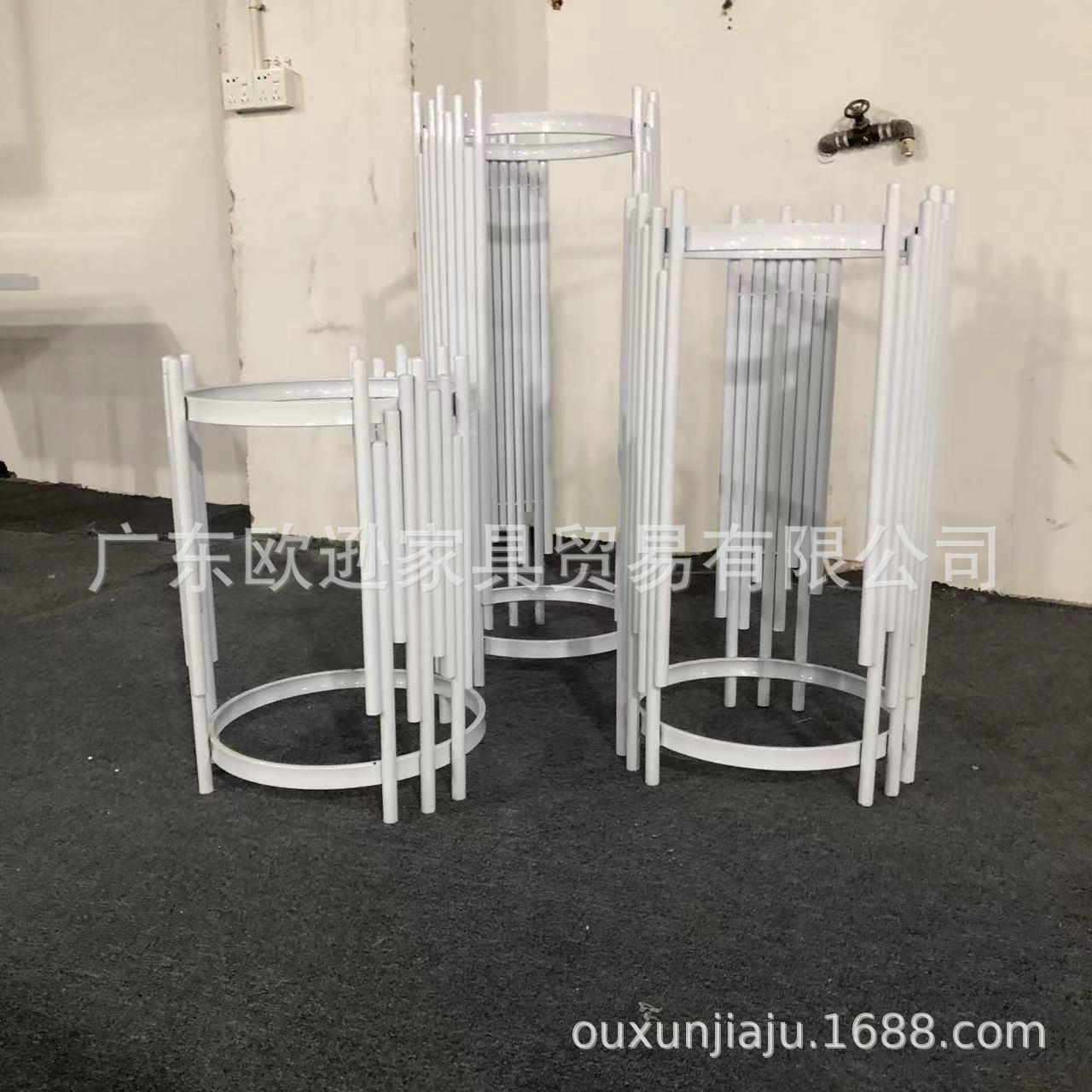 不锈钢圆多管花架婚庆路酒店家具引出口贸易