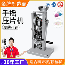 实验室电动药片压片机小型全自动奶片药粉制片机中药椰子糖打片机