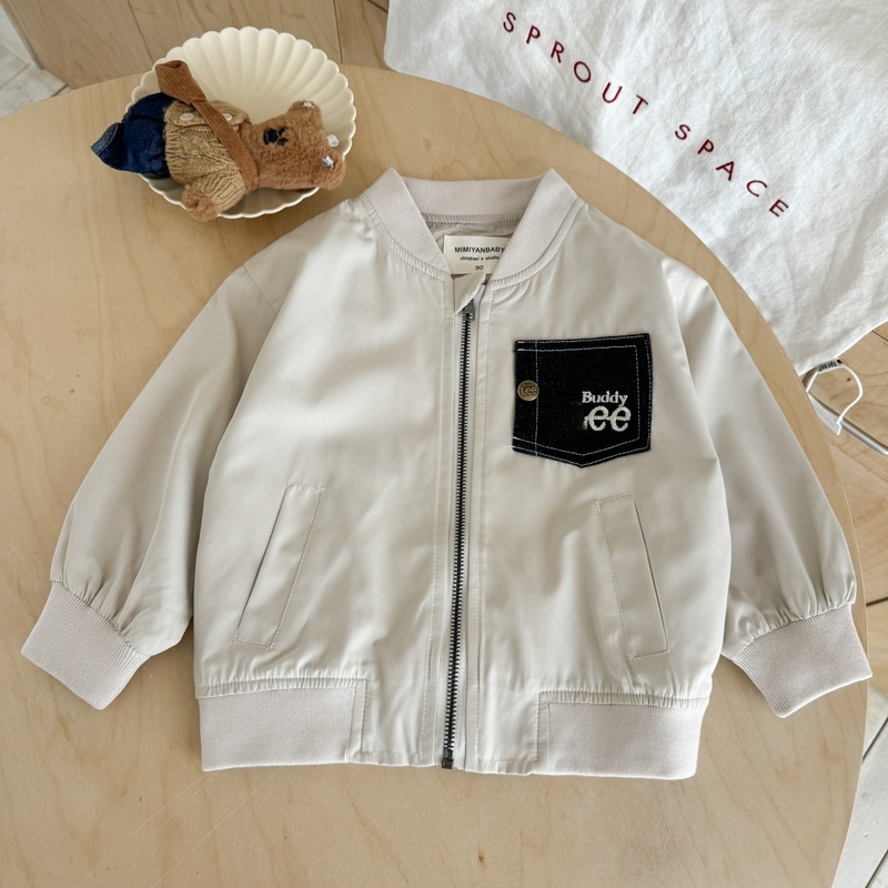 儿童外套25秋季男童日系潮牌夹克衫宝宝中小童宽松棒球服外套跨境|undefined