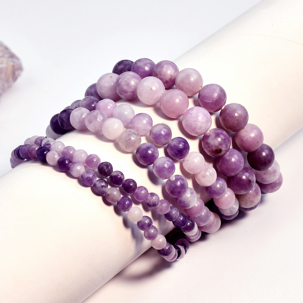 Purple Heart Stone Elegant Simple Style Geometric Bracelets display picture 2