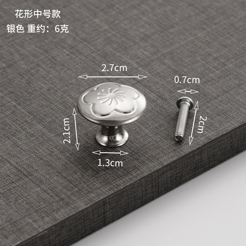 ステンレス鋼ハンドル靴キャビネット食器棚キノコヘッド金属ドアハンドル引き出し黒ラウンド親指単穴ハンドル|undefined