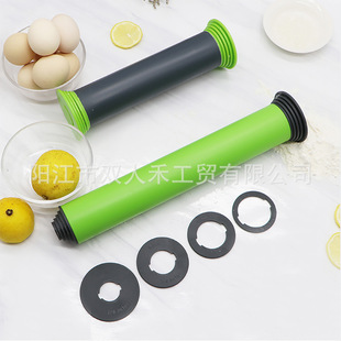 Pp Rolling Pin Non-Stick Rolling Pin Adjustable Thickness Rolling Pin Baking Tools Wholesale Plastic Flour Stick