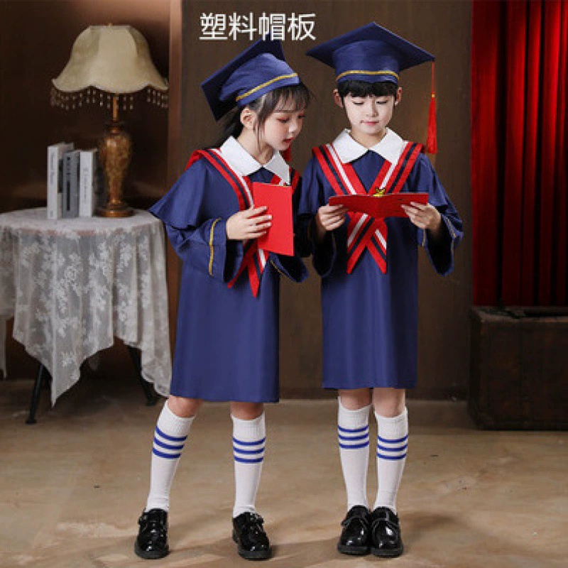 Детский докторский халат, костюм для выпускников детского сада, торжественный наряд, костюм для выпускников начальной школы для мальчиков и девочек