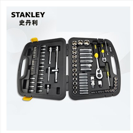 史丹利 86件套6.3mm,12.5mm系列公制专业汽修维护套装组94-190-22