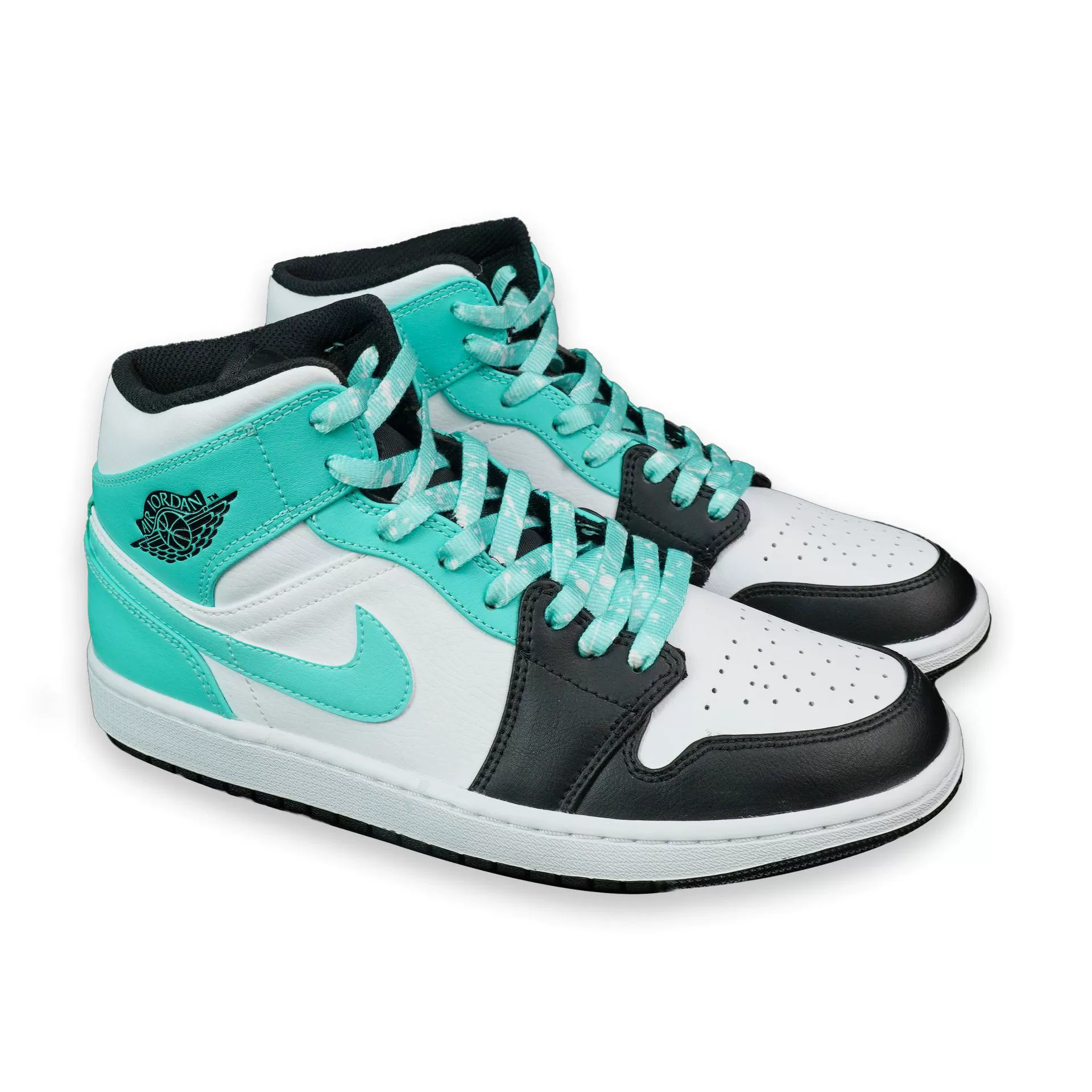 Air Jordan 1, подлинные трендовые шнурки для мужчин и женщин, градиент