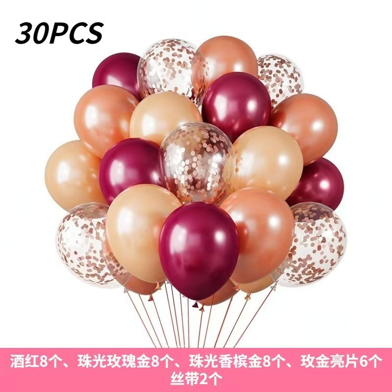 Кросс-бортовая торговля? latex balloon, набор, с блестками