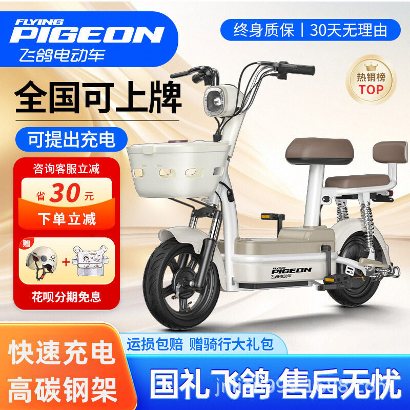 Flying Dove Electric Vehicle 2025 nueva bicicleta eléctrica para adultos nueva norma nacional puede ser licenciada Subbu Battery Vehicle