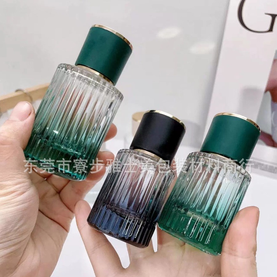 Botella de llenado de perfume de gama alta portátil 30ml botella de spray de vidrio de gama alta 50/100 ml botella pequeña vacía de reemplazo