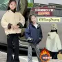 女童新款格子儿童棉服