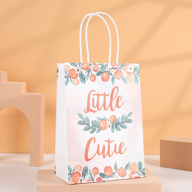 Bolsas de regalo de cumpleaños, bolsas de cartón cartón, bolsas de embalaje para llevar, bolsas de embalaje de regalo de fiesta para niños, bolsas de mano