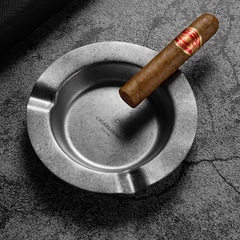 Cigarloongナス竜シガー灰皿レトロステンレス製シガー溝レトロクリエイティブ家庭用減煙器