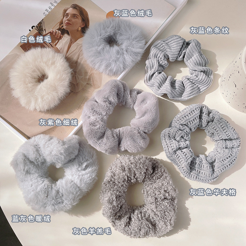 Piggy de peluche de primavera, lazo para el cabello, celebridad de Internet, nueva cuerda para la cabeza de todo fósforo, banda de goma, cuerda para el cabello para mujer, funda de cuero, tocado