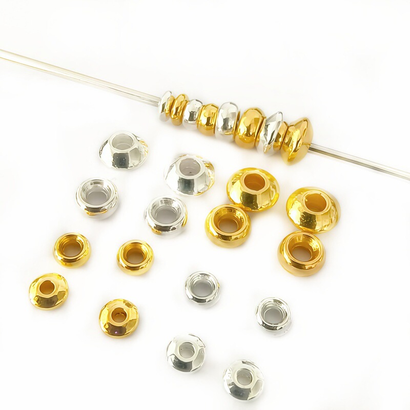 Alloy Plated Bright Gold Spacer Wheel Spacer Bead Spacer DIY Bracelet Crystal Jewelry Accessories Ready for Sale Alloy Plated Bright Gold Spacer Wheel Spacer Bead Spacer DIY Bracelet Crystal Jewelry Accessories Ready for Sale
