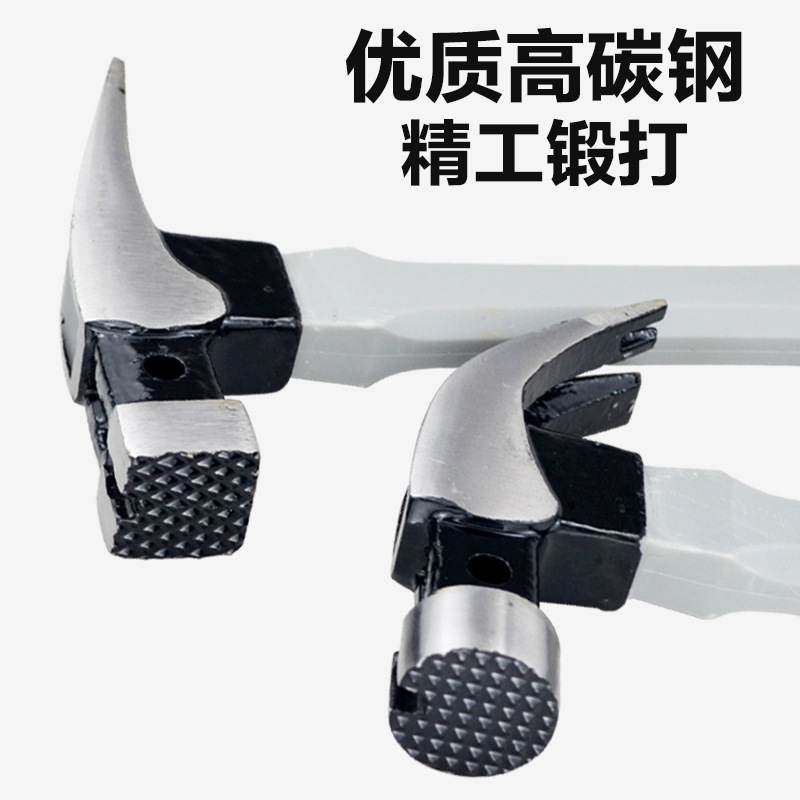 木柄羊角錘0.25kg全鋼木工鐵錘13oz榔頭手工建築迷你秀珍圓頭錘子