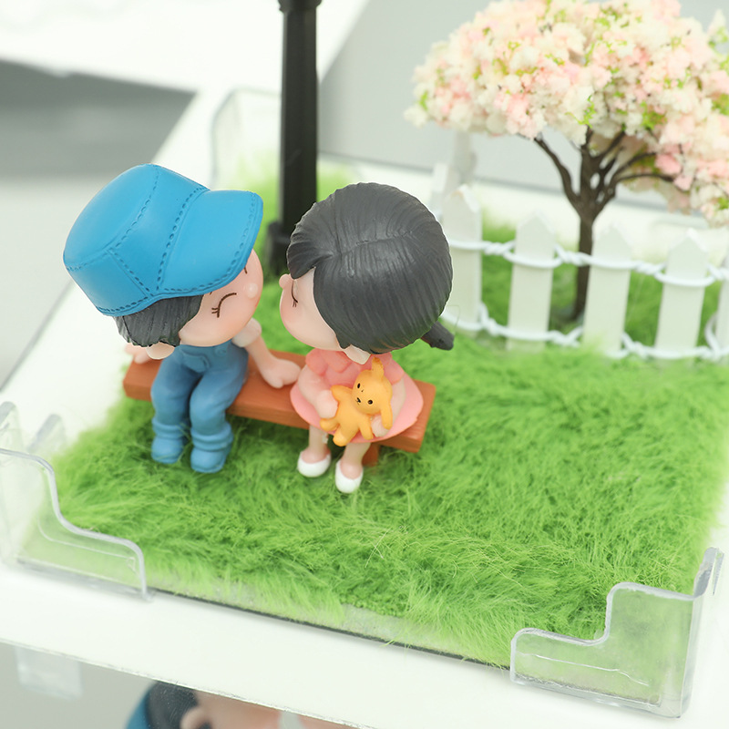 创意情侣情人节女孩子生日礼物送闺蜜手工diy发光小夜灯卧室摆