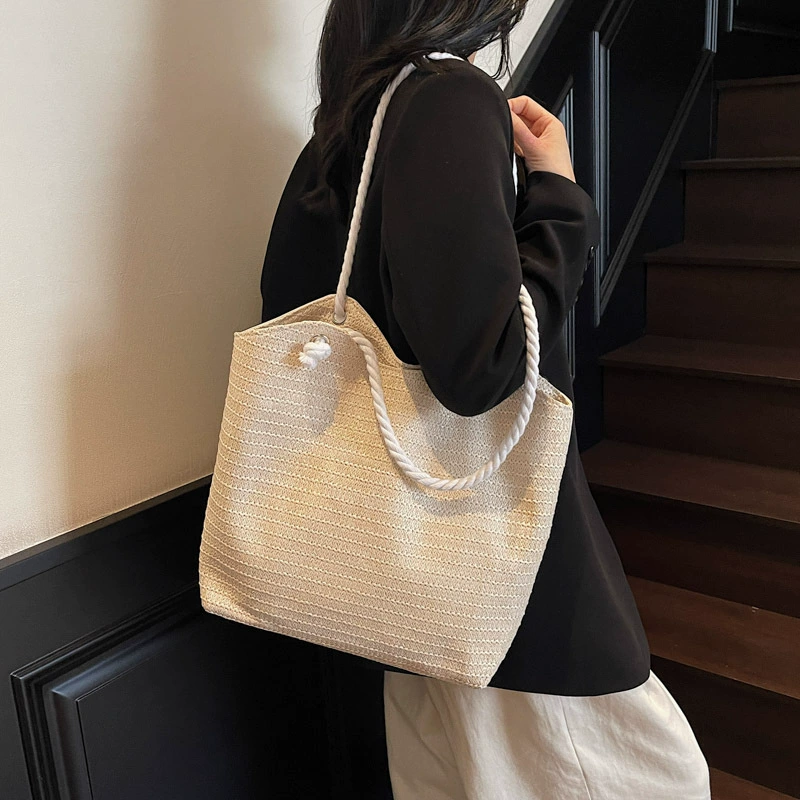 Fashionable beach summer capacious shoulder bag