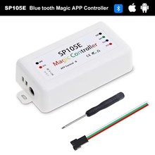 SP105E APP幻彩控制器 全彩LED灯条灯带控制器 5V-