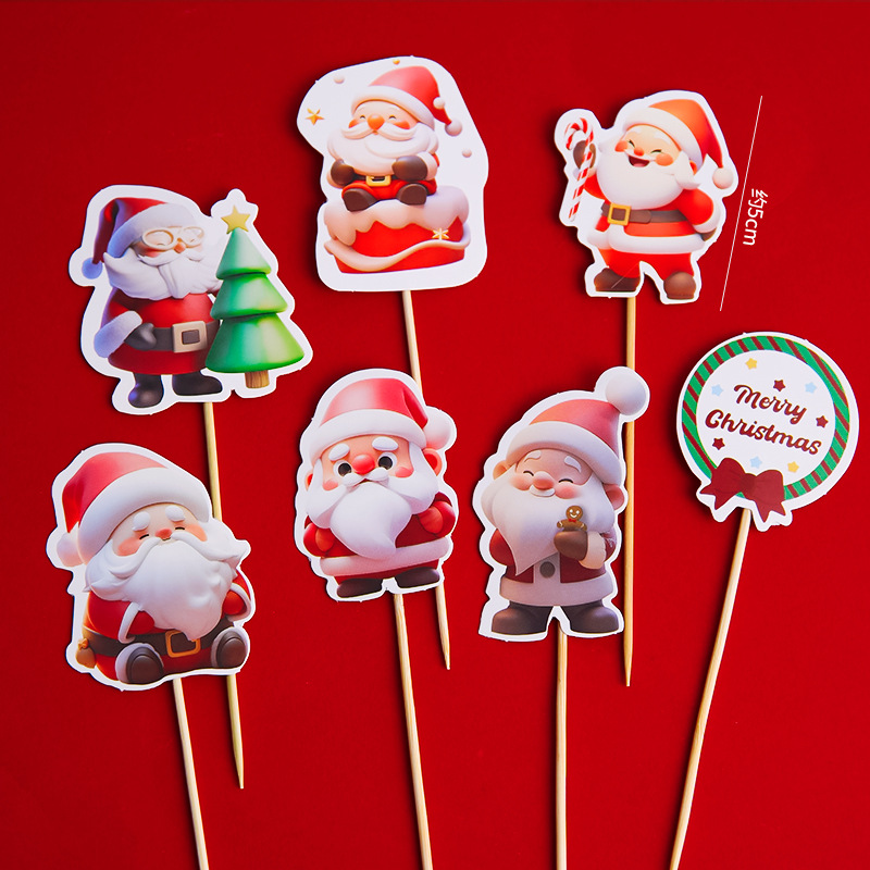 10 sets of Christmas Tree Cutus Old Man