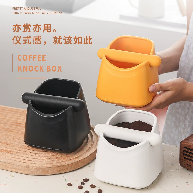 Plastic small coffee square shatterproof non-slip handle