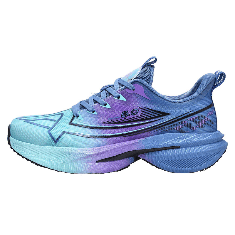 National Tide juvenil amortiguador rebote realmente explosivo zapatos para correr hombres 2025 nuevo calzado deportivo antideslizante y transpirable de suela gruesa