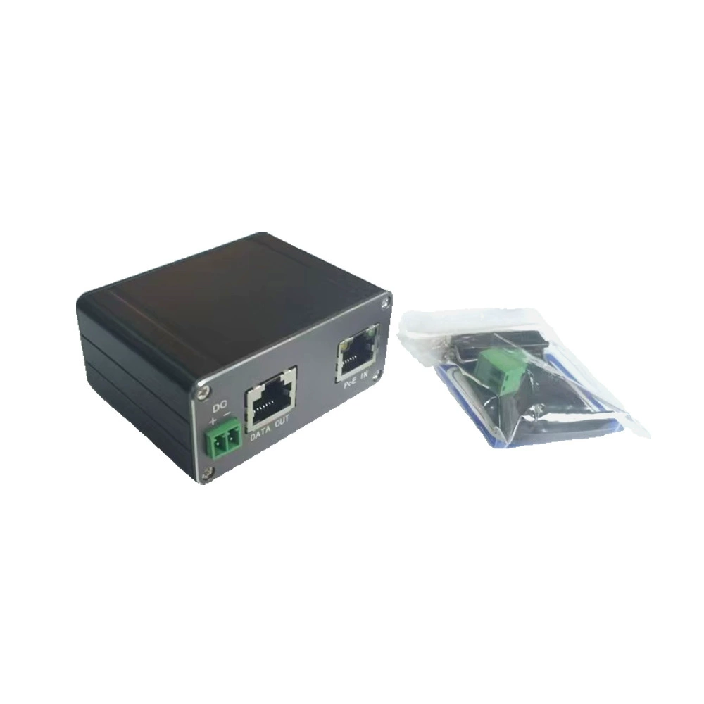 25W изоляционный PoE-сплиттер (PD25A-GL), индустриальный, для монтажа на DIN‑рейку / стену / столешницу