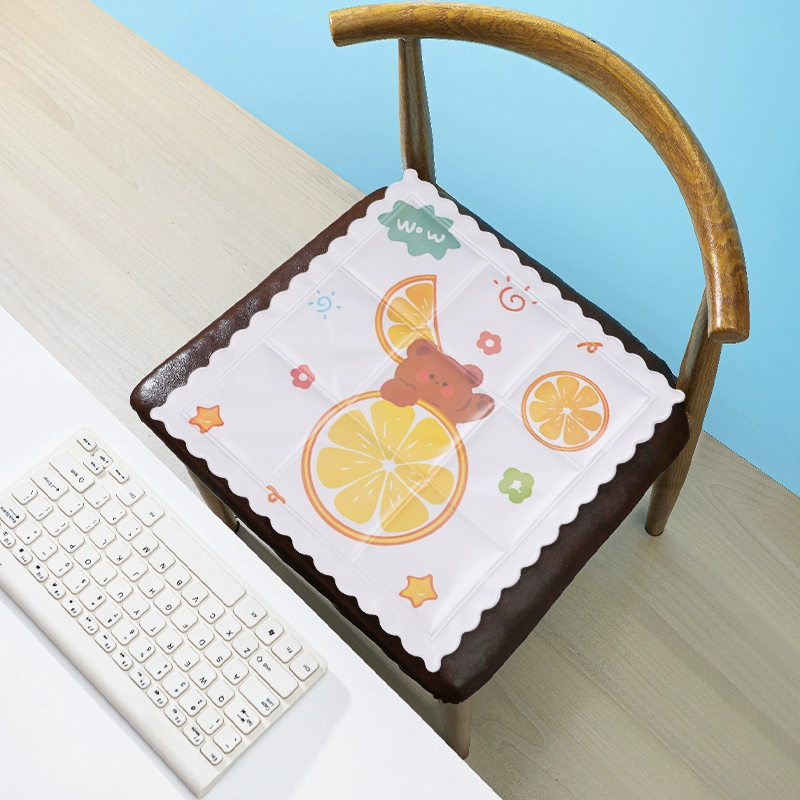 M3AO Summer cooling gel seat cushion office cooling chair pad student water pad ice silk pillow summer butt pad ice bag