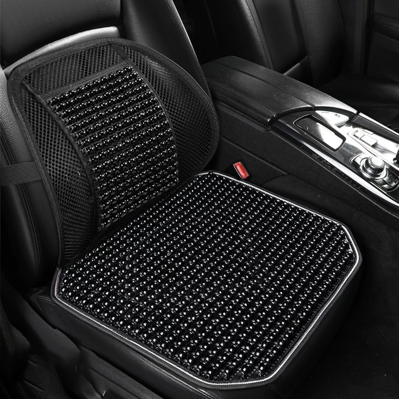 Летняя подушка из деревянных бусин, подушка для автомобильного сиденья, поясничная поддержка, вентилируемая, дышащая, массажная, поясничная поддержка, офисное сиденье, подушка для спинки, поясничная подушка