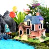魚缸裝飾微景觀 裝飾擺件 大號中式 小房子模型魚缸裝飾擺件 房子