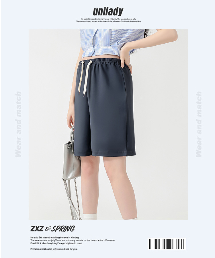 Maternity Pants Summer New Style Ice Silk Bell Bottoms Shorts Outerwear Sweatpants Five-minute Pants Hot Sellers Maternity Pants