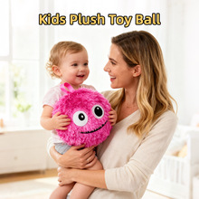 跨境充气毛绒球丑萌充气玩具pvc充气毛绒弹弹球充气毛绒玩具