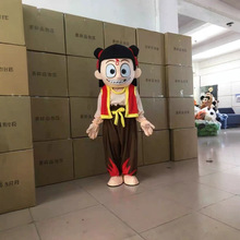 哪吒卡通人偶服装成人穿莲花公仔龙太子敖丙cos可行走头套款玩偶