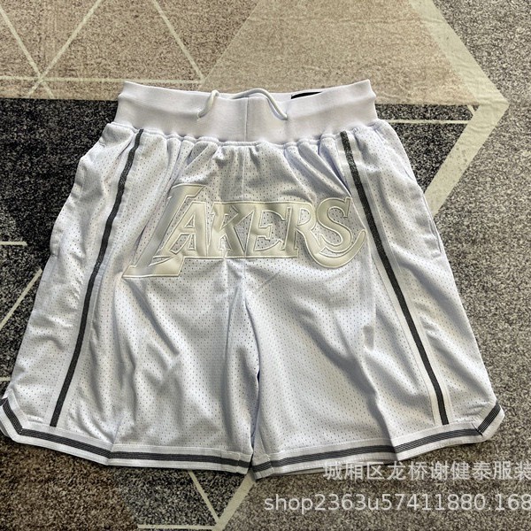 Mayorista 76 Lakers Heat King Jazz Timberwolf Pistón Clipper Cavaliers Sun Pocket Pantalones