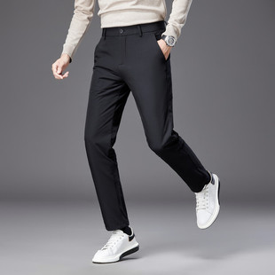New Down Pants Men's Slim-fit Trendy Long Pants Men's Northeast Winter Warm Loose Outer Wear Down Pants