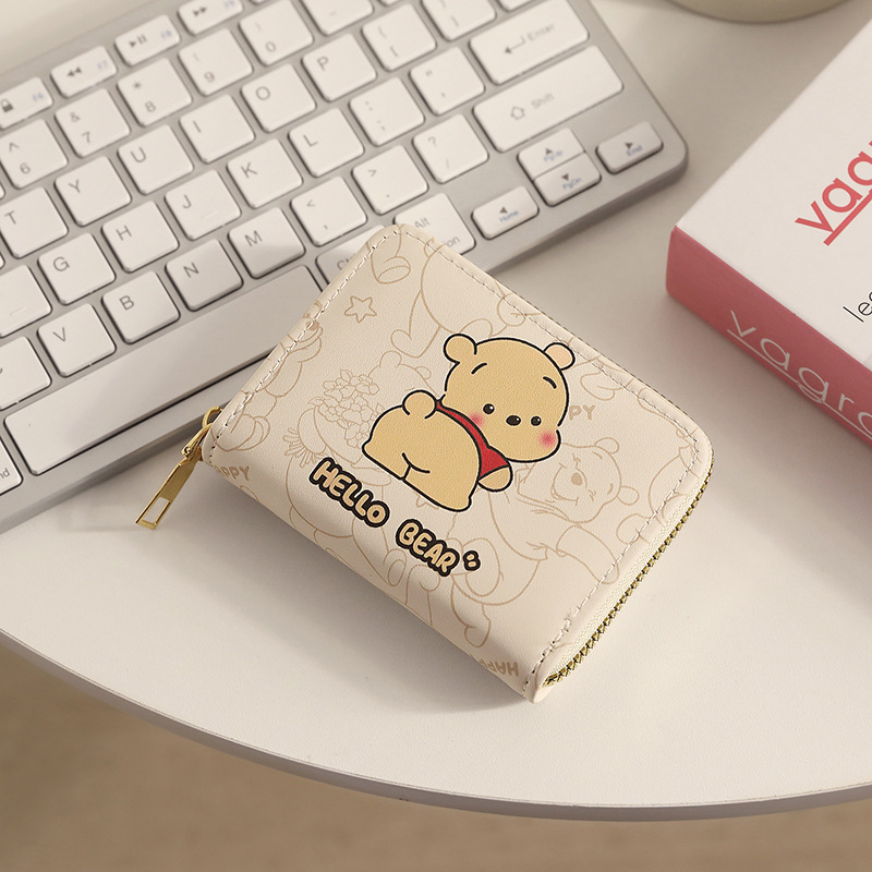 Titular de la tarjeta anti-desmagnetizante tarjeta bancaria linda de las mujeres tarjeta de crédito estudiante monedero multi-funcional multi-Tarjeta titular de la tarjeta de alta gama