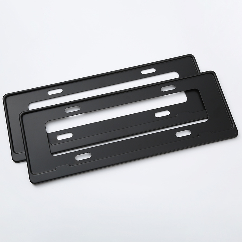 Marco de matrícula de lujo de fibra de carbono personalizado nuevo marco de matrícula de especificaciones múltiples estándar nacional nuevo marco de matrícula de aleación de aluminio