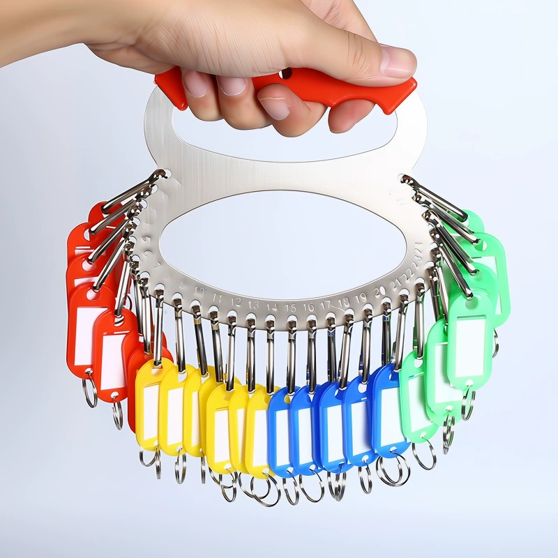 Кольцо для ключей из нержавеющей стали, съемный брелок для ключей, офисная ключница для домашнего управления, маркировочная ключница