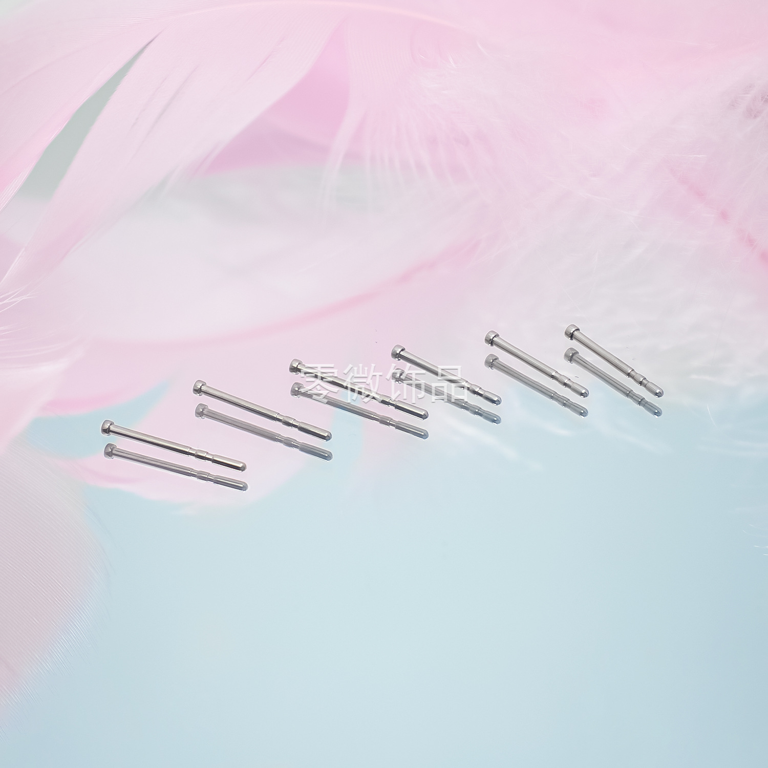 Ear Care Stick F136 Titanium Alloy 0.8mm Fine Needle Ear Stick Ear Care Stick Ear Hole Ear Bone Anti-Clogging Ear Accessory